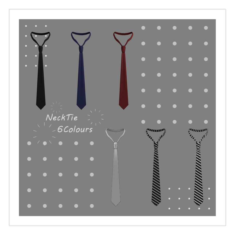 【冬夜専用3D衣装】スーツ(+学生服)