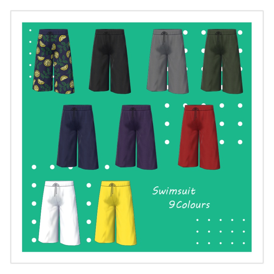 【冬夜専用3D衣装】水着