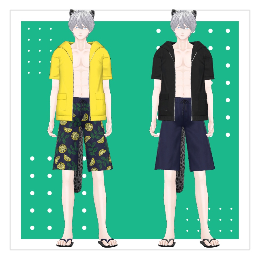 【冬夜専用3D衣装】水着