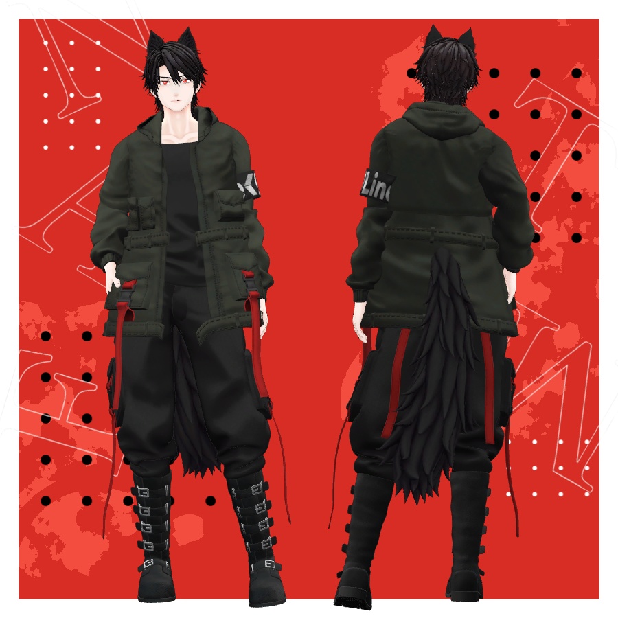 オリジナル3Dモデル「夏目」