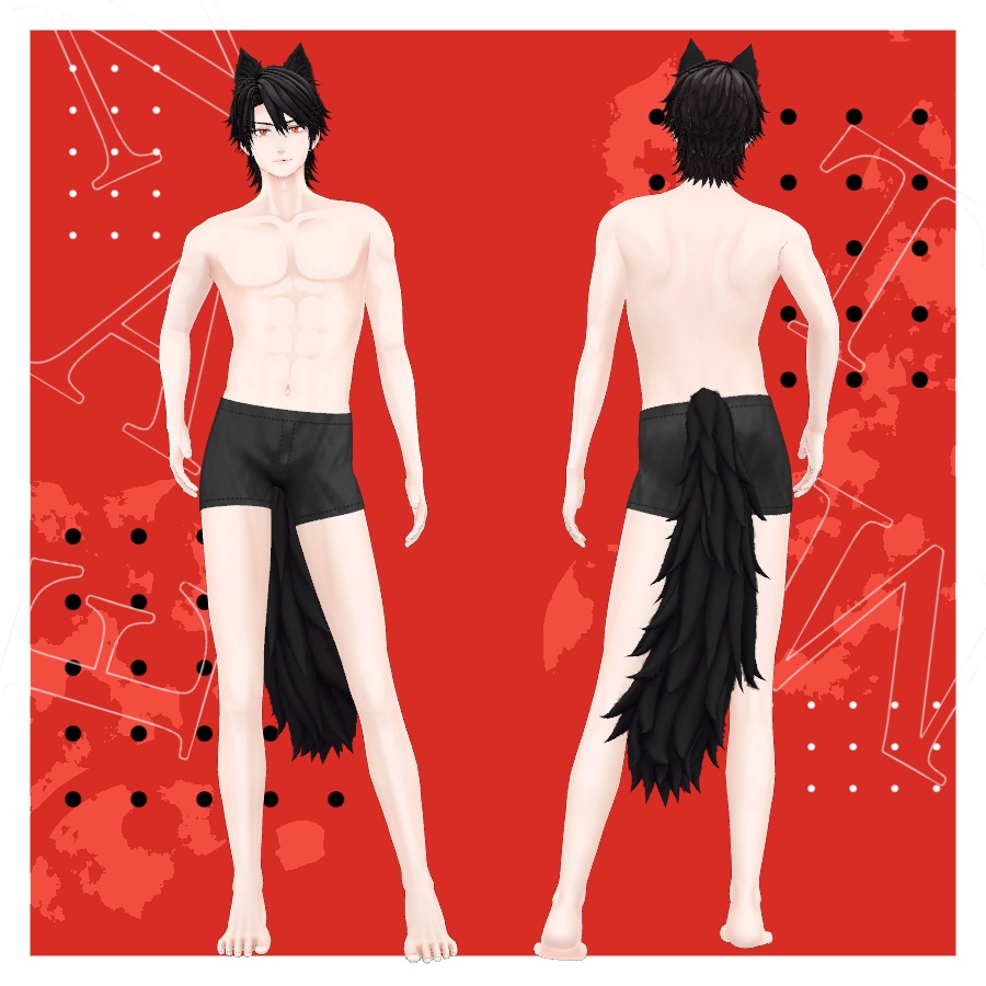 オリジナル3Dモデル「夏目」