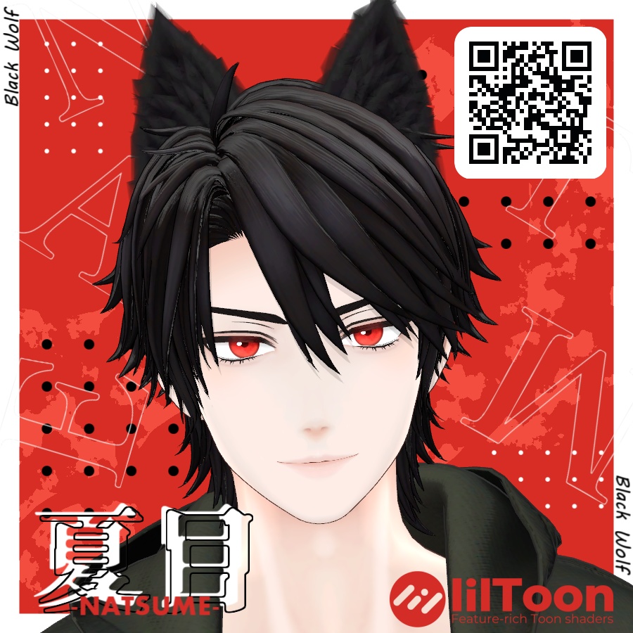 オリジナル3Dモデル「夏目」