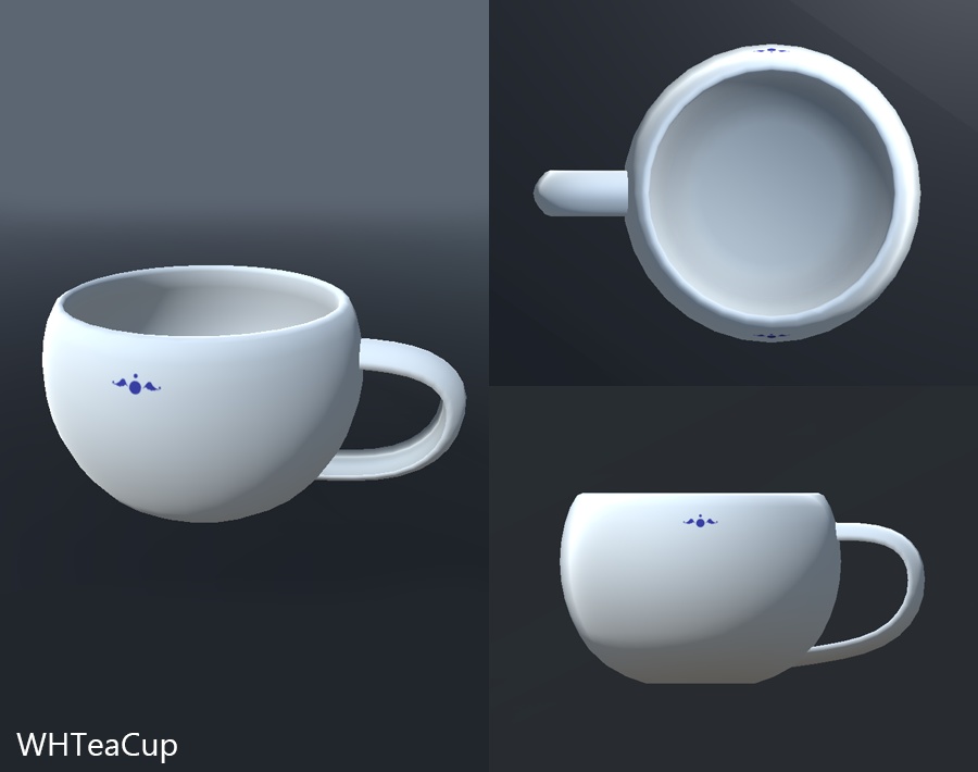 【無料】3Dモデル・ティーセット