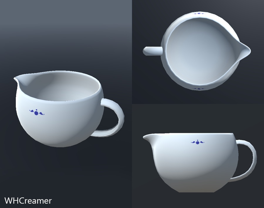 【無料】3Dモデル・ティーセット