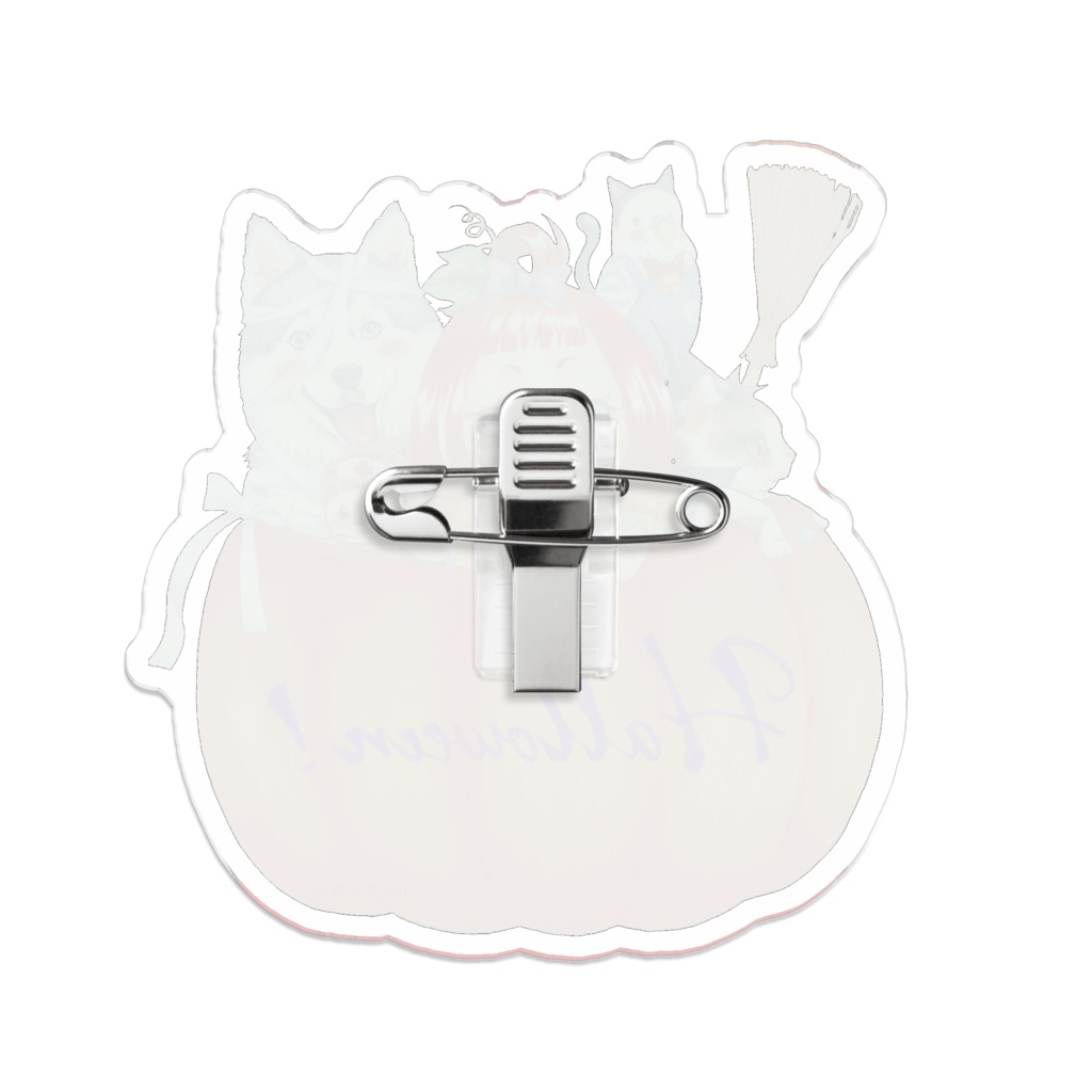 動物もりもりHalloween☆アクリルバッジ