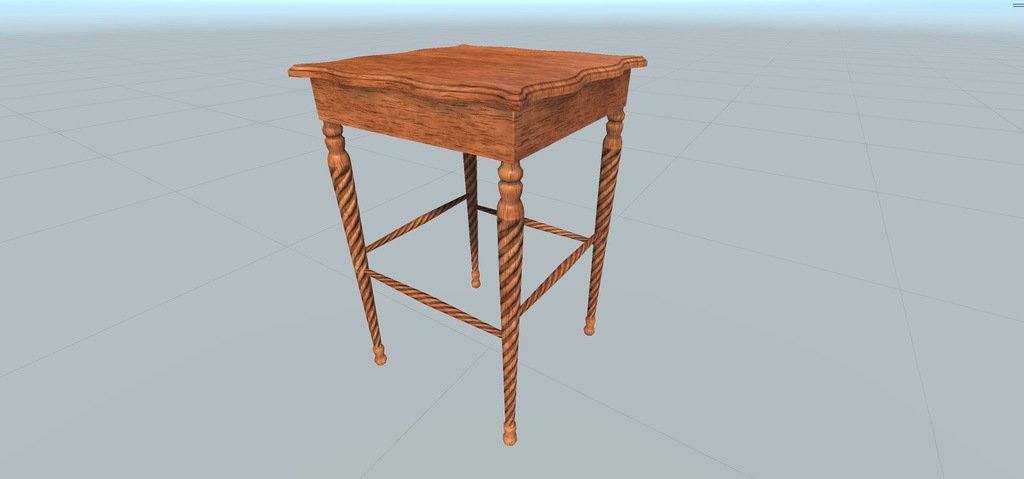Wooden Tables Pack - 木製テーブル3台