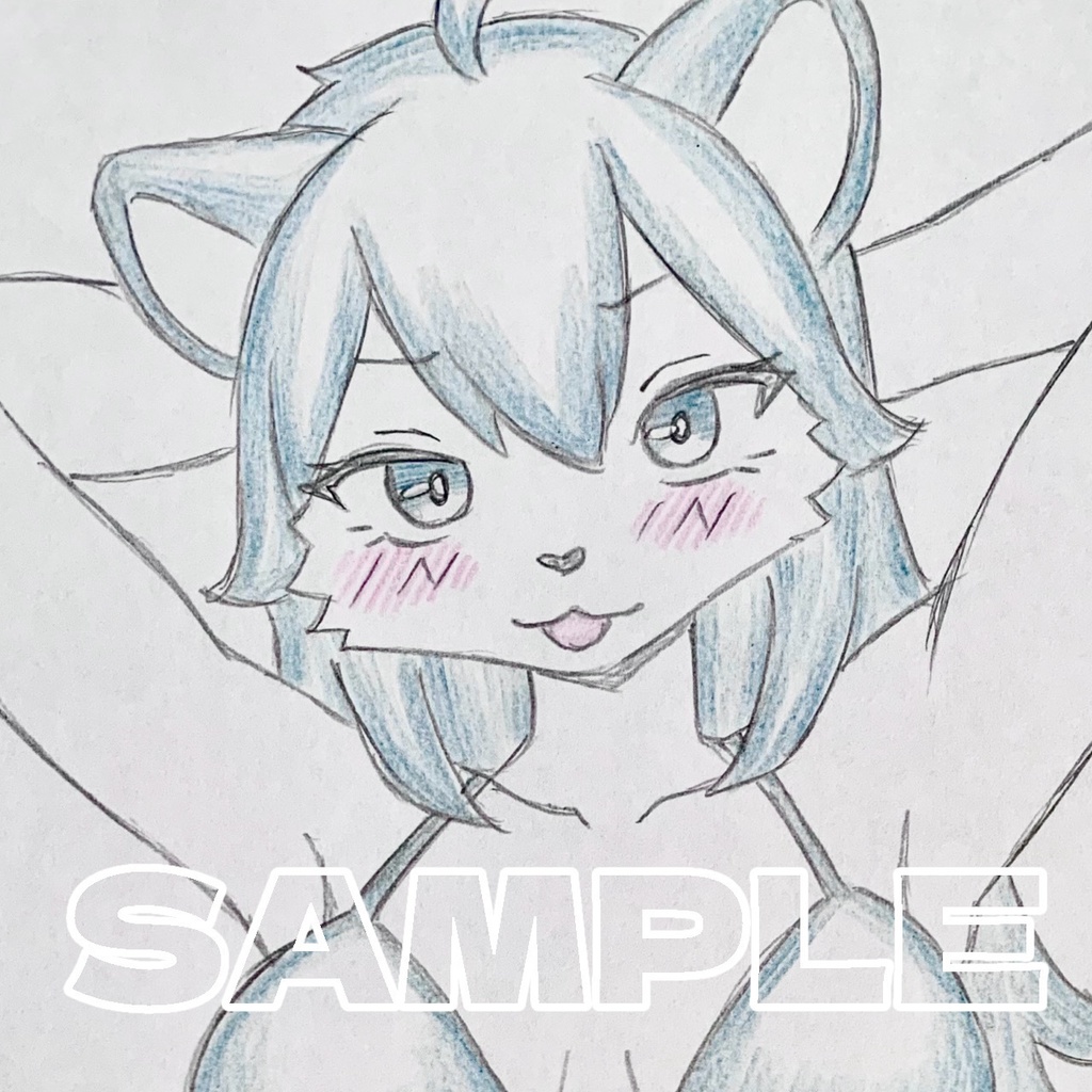 A5＊オリジナル＊アナログ原画 直筆イラスト 一点物 m170