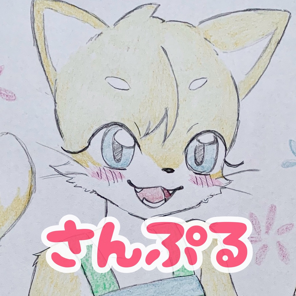 A5＊オリジナル＊アナログ原画 直筆イラスト 一点物 e