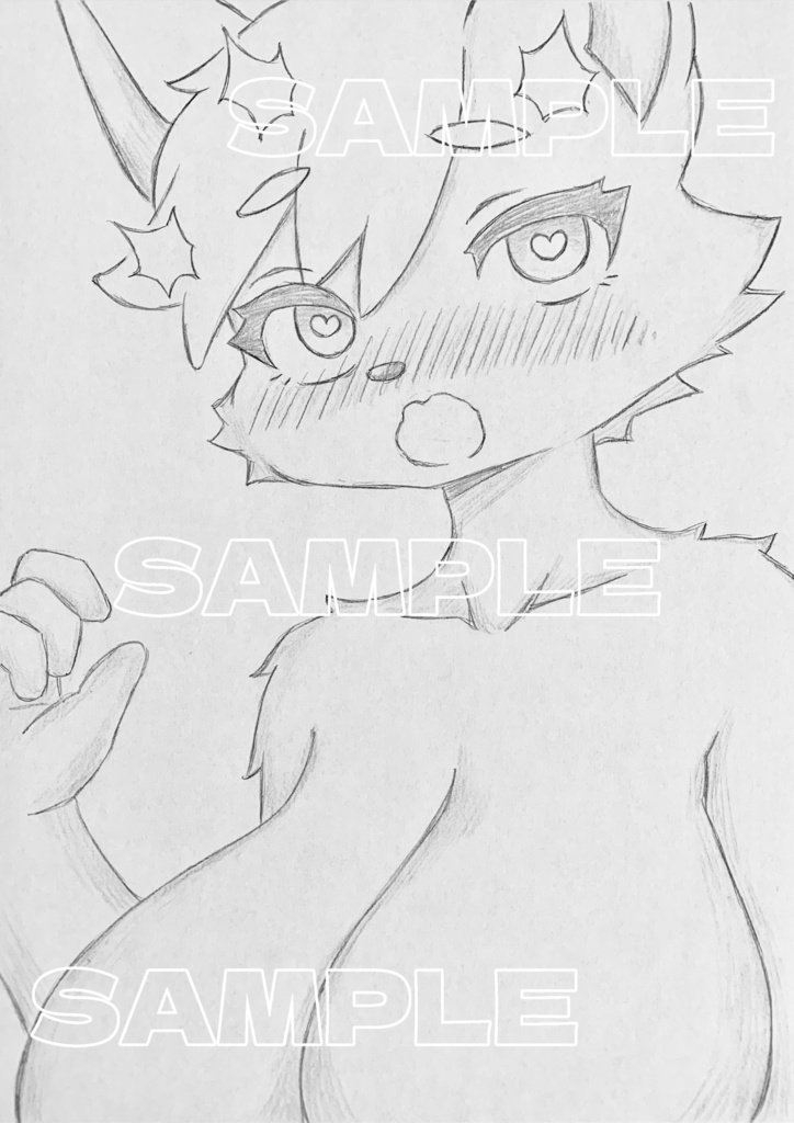 A5原画＊オリジナル＊アナログ 直筆イラスト 一点物 135