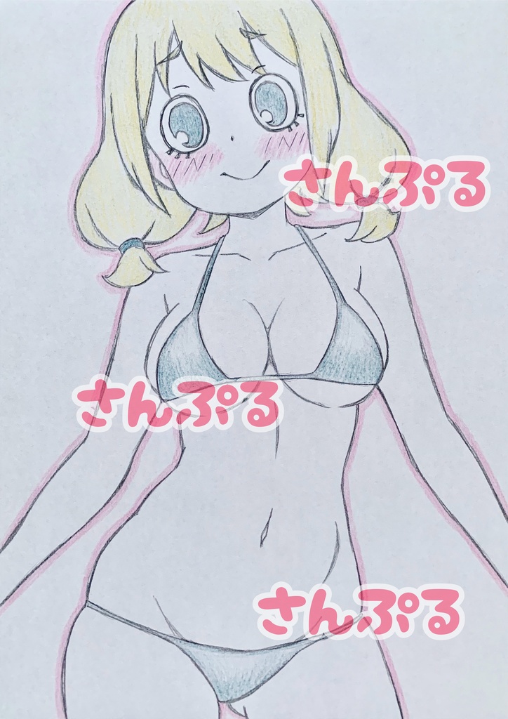 A5原画＊オリジナル＊アナログ 直筆イラスト 一点物 138
