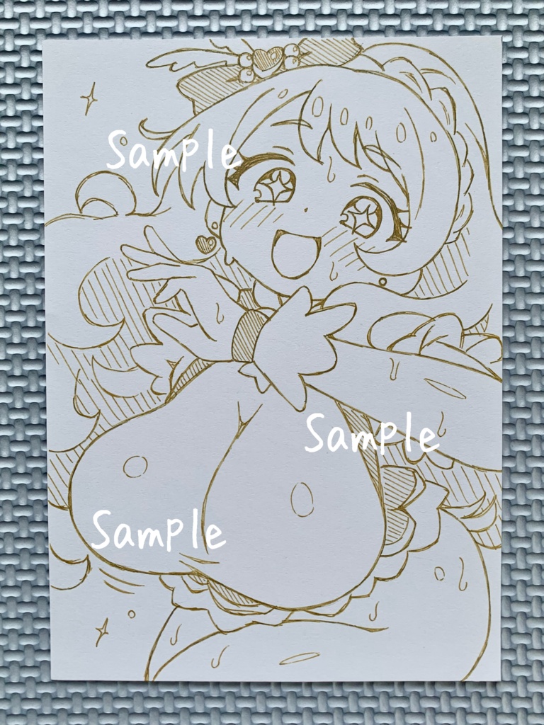 ★3枚セット★ A6 原画*オリジナル*アナログ 直筆イラスト 一点物 まとめ ①