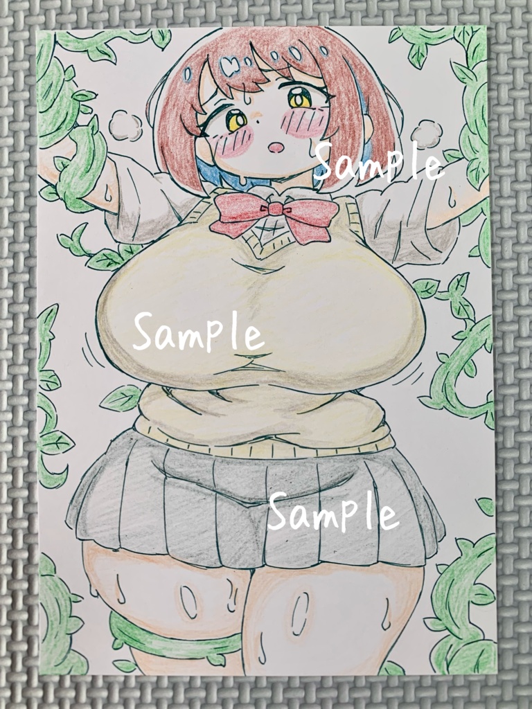 ★3枚セット★ A6 原画*オリジナル*アナログ 直筆イラスト 一点物 まとめ ①