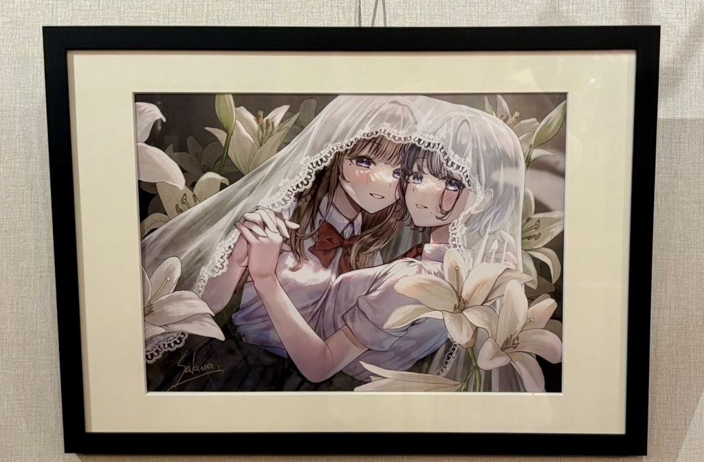 初個展『Ephemeral』展示作品 「ユリ」
