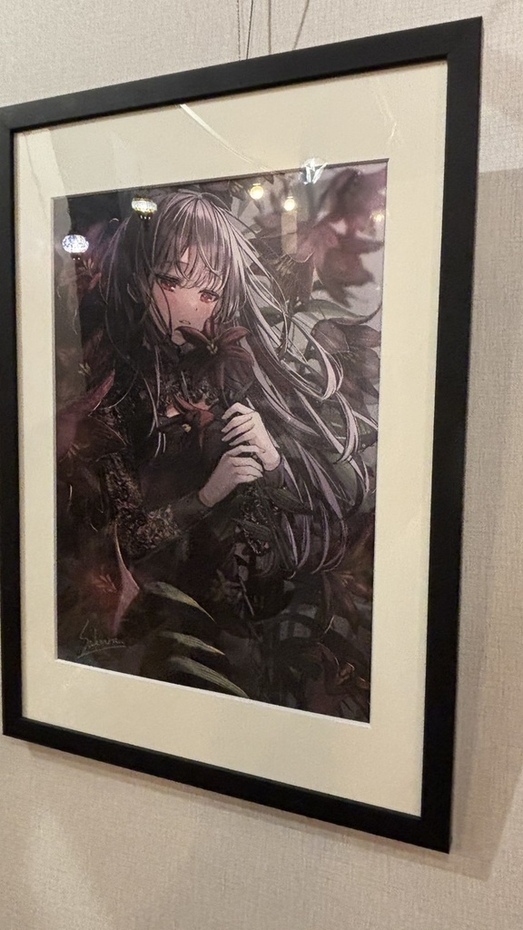 初個展『Ephemeral』展示作品 「黒百合」