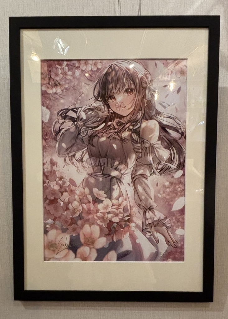 初個展『Ephemeral』展示作品 「桜」