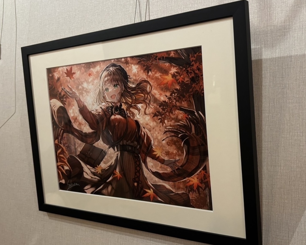 初個展『Ephemeral』展示作品 「紅葉」