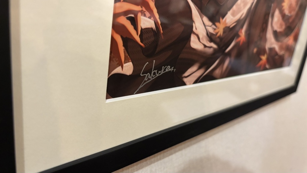 初個展『Ephemeral』展示作品 「紅葉」