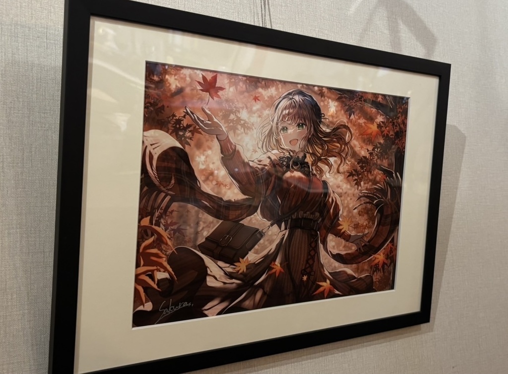 初個展『Ephemeral』展示作品 「紅葉」