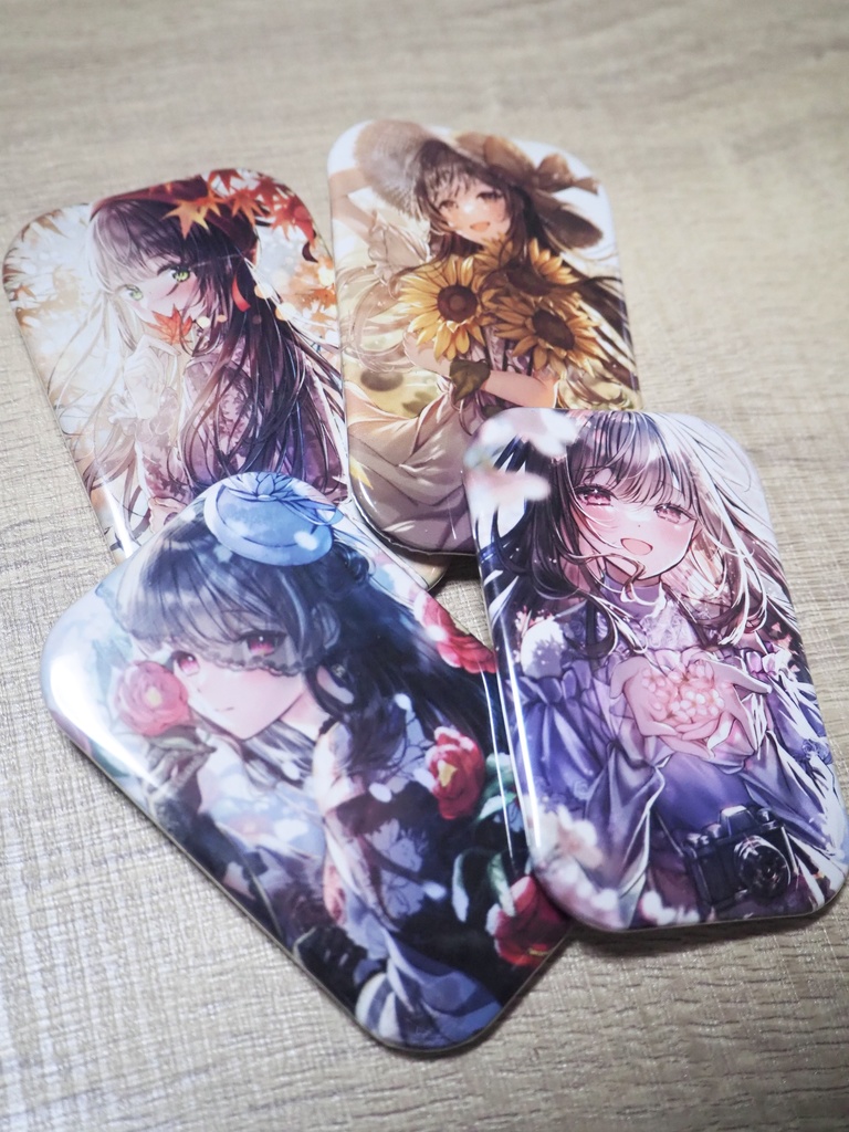 ブラインド缶バッジ(全4種)