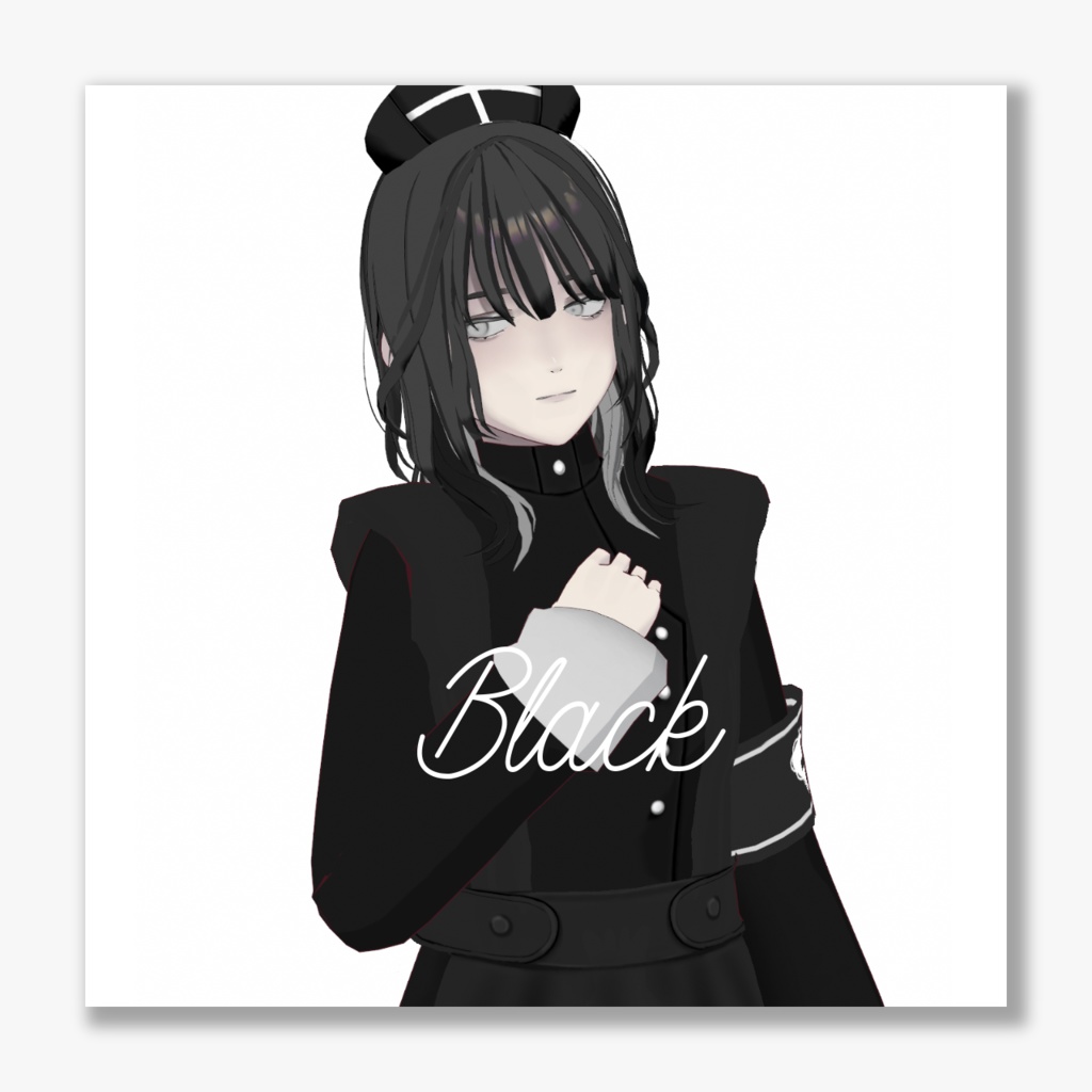 【VRoid】クラシカルナースワンピ