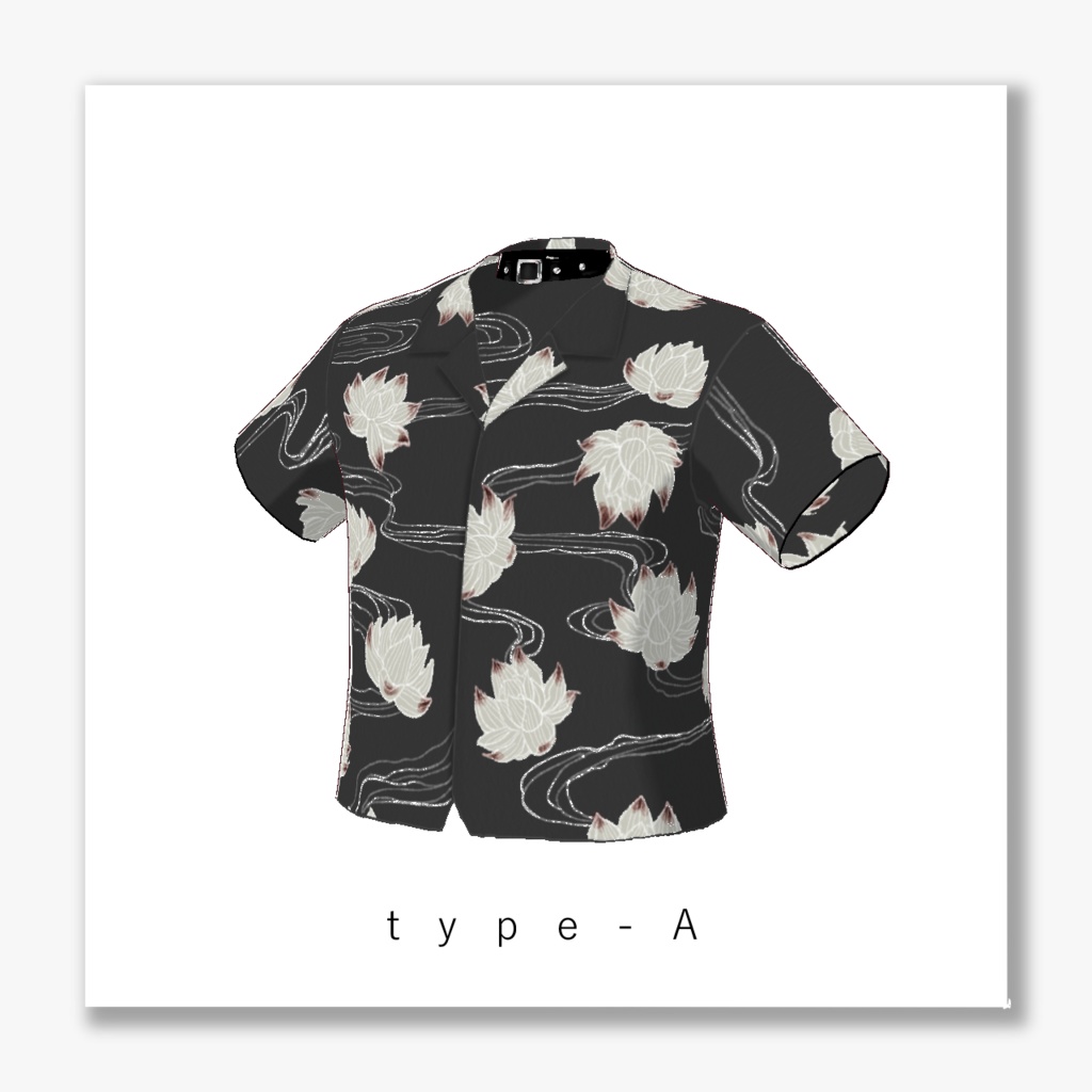 【VRoid】柄シャツ 2type