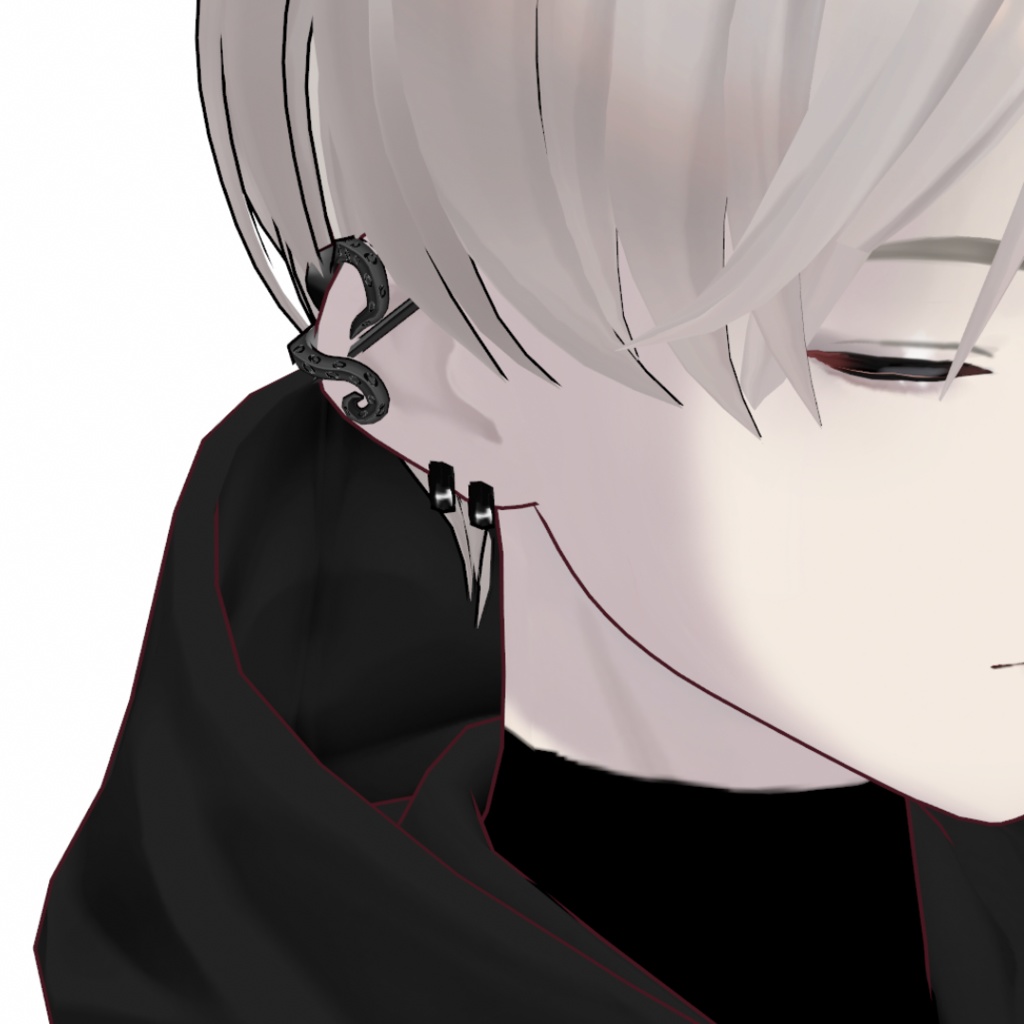 【VRoid】ピアス&イヤーカフセット(tako)