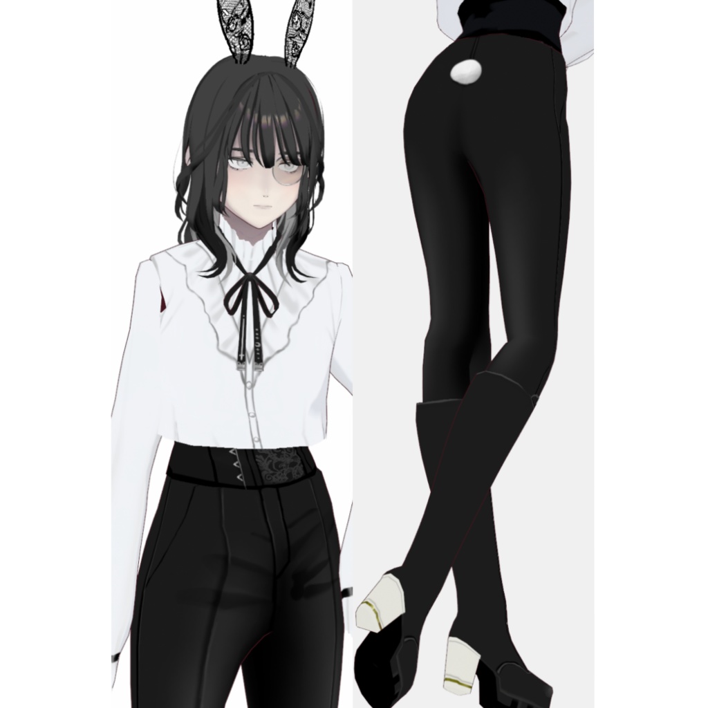 【VRoid】モノクルバニー