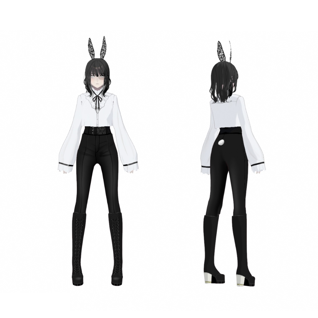 【VRoid】モノクルバニー