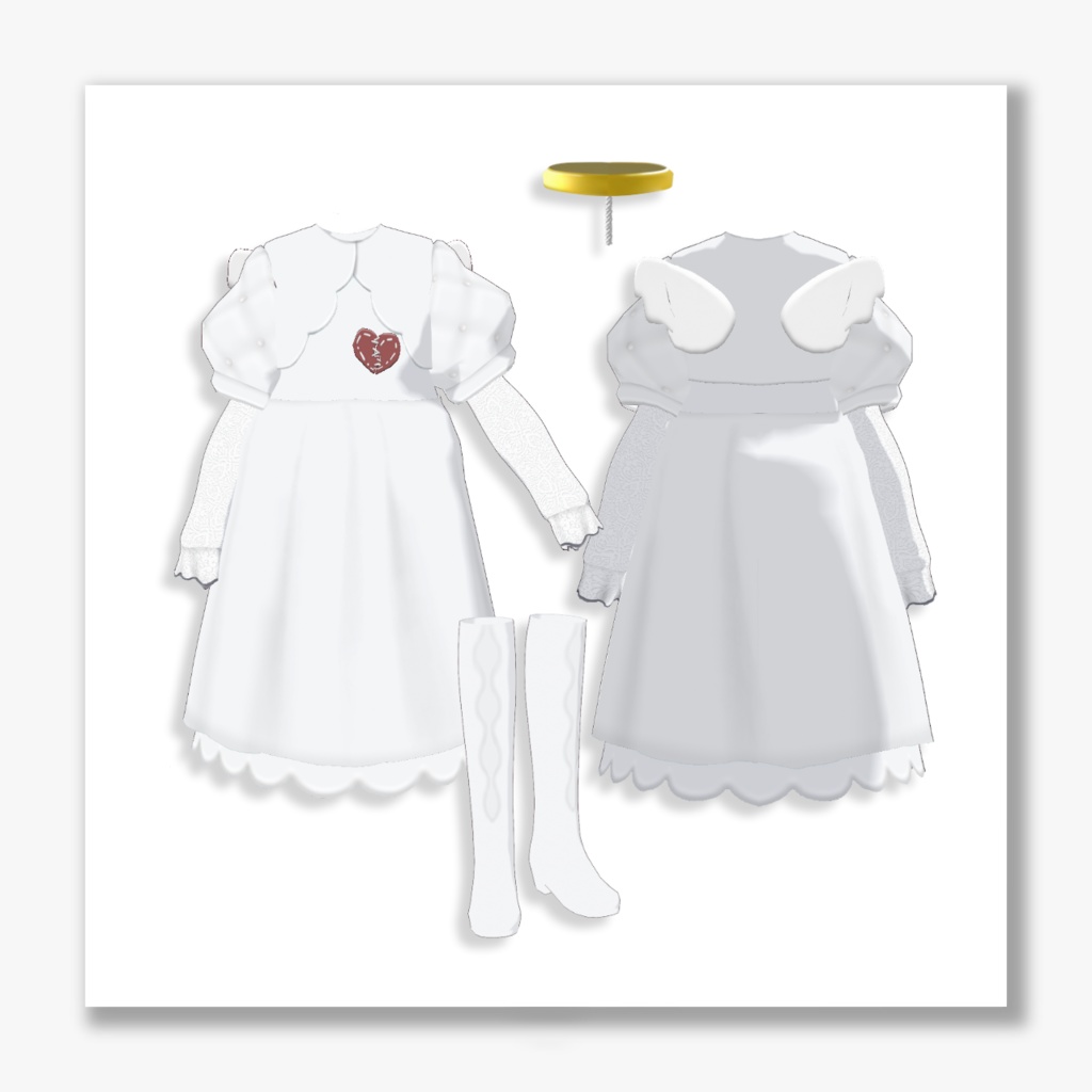 【VRoid】なりきり天使セット