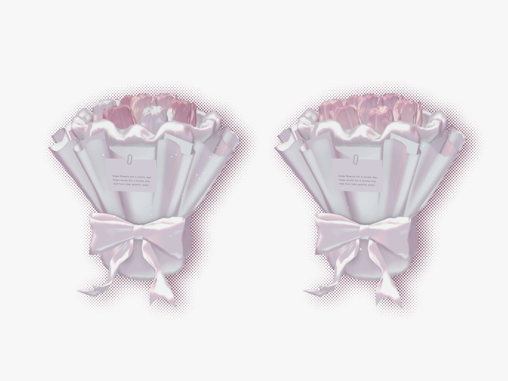 Cotton Milky Tulip Bouquet