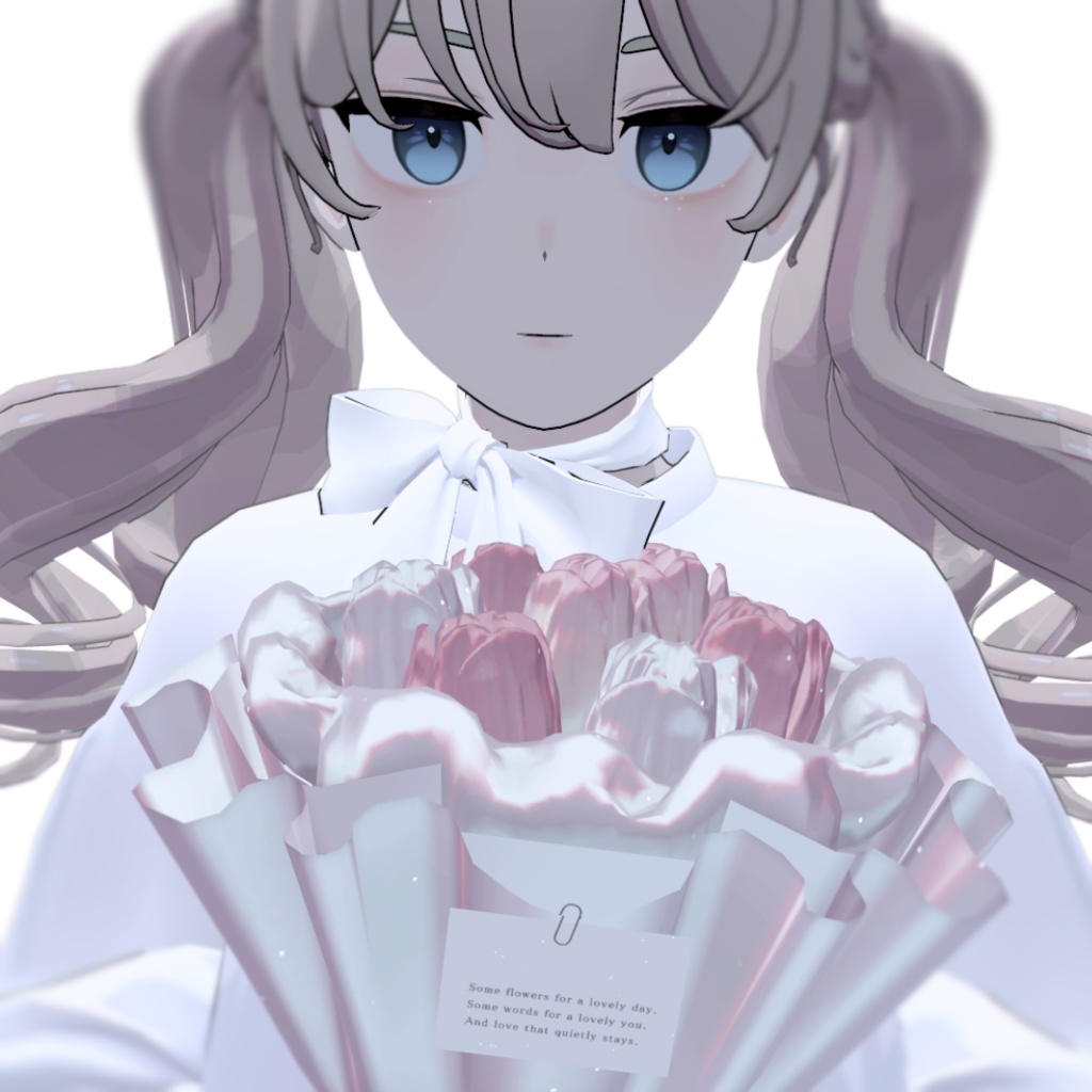 Cotton Milky Tulip Bouquet