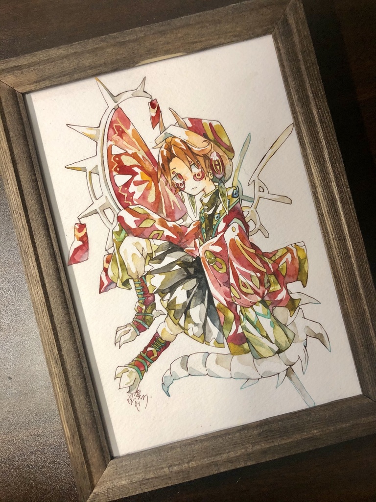 水彩原画 ハクサク