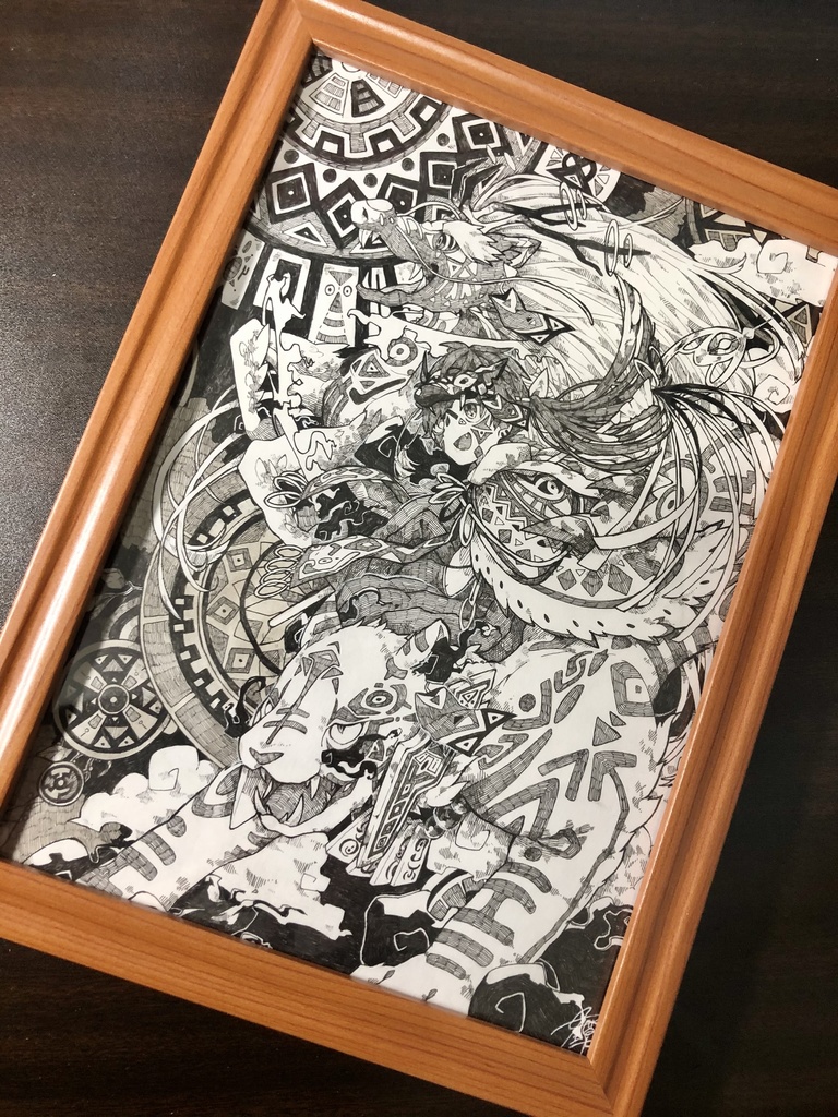 ボールペン原画 星宿