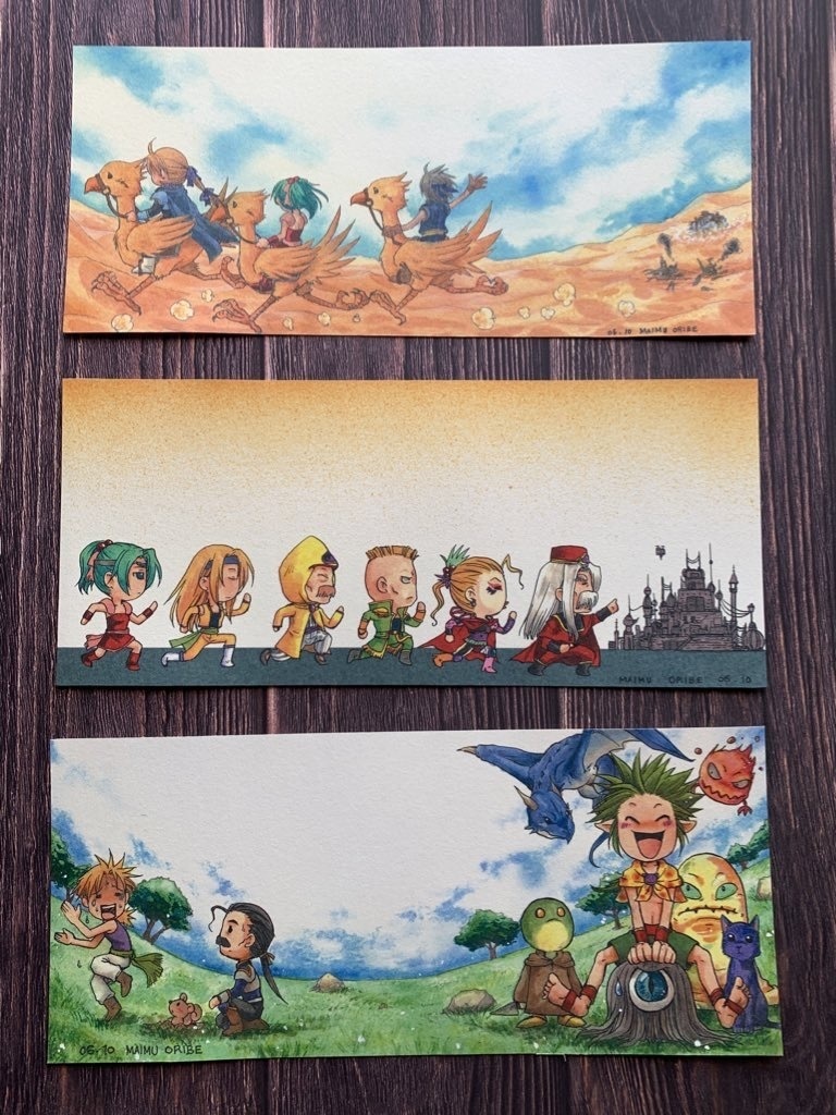 FF6⭐︎12種類の一筆便箋