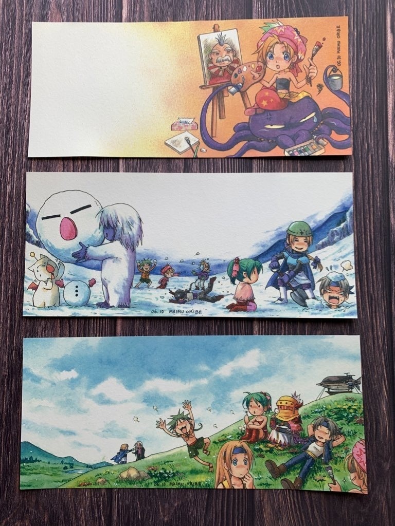 FF6⭐︎12種類の一筆便箋