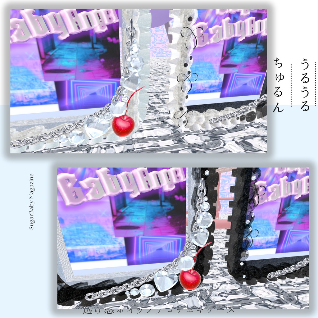 透け感ホイップデコチェキケース【MA対応】