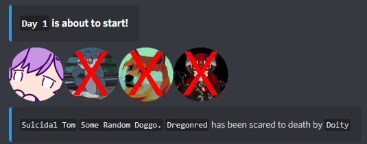 Hunger games Discord Bot