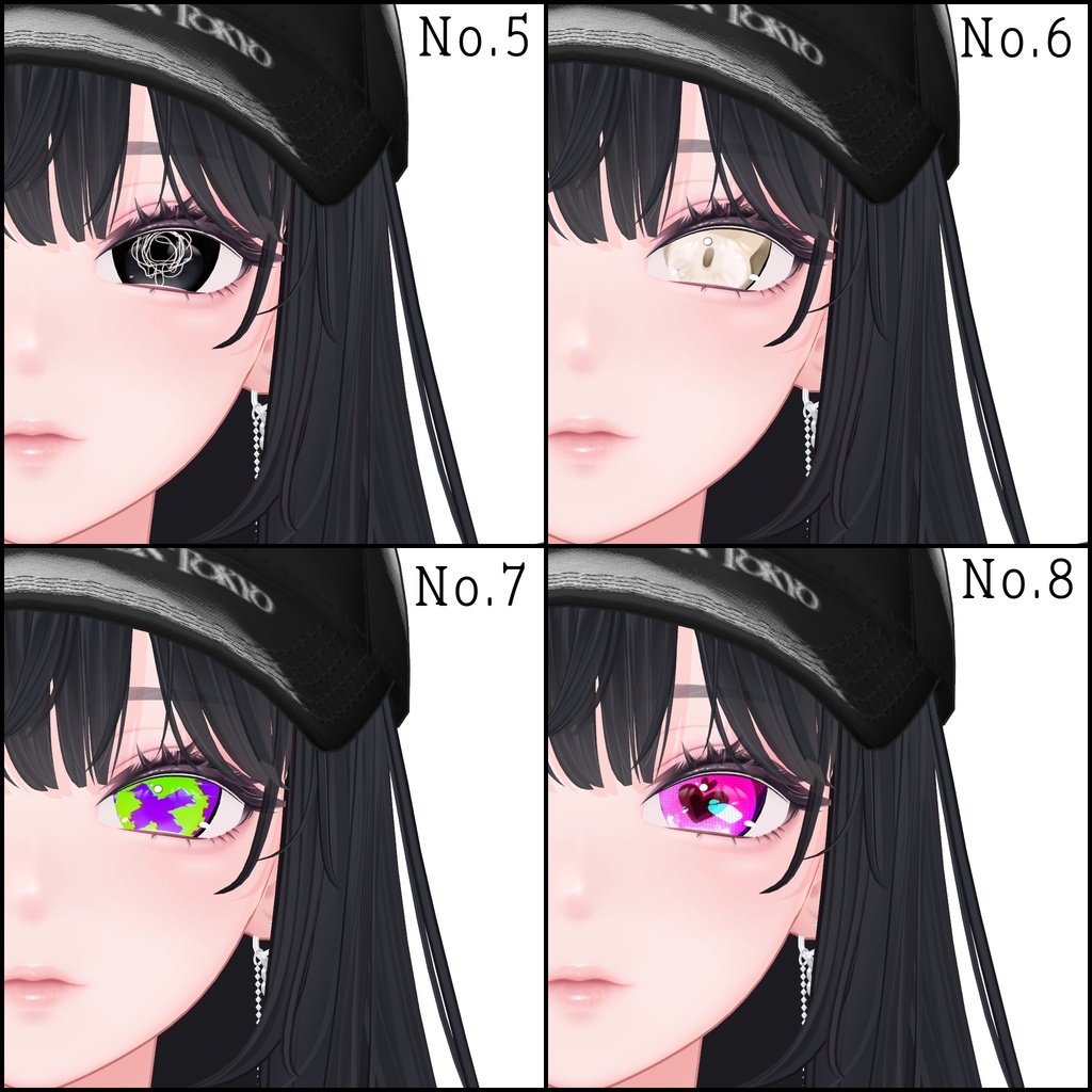 ✧海咲 - Misaki - 専用✧Eye texture【全10種】