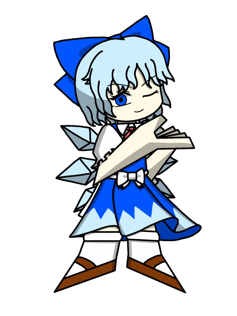 ステッカー:チルノ