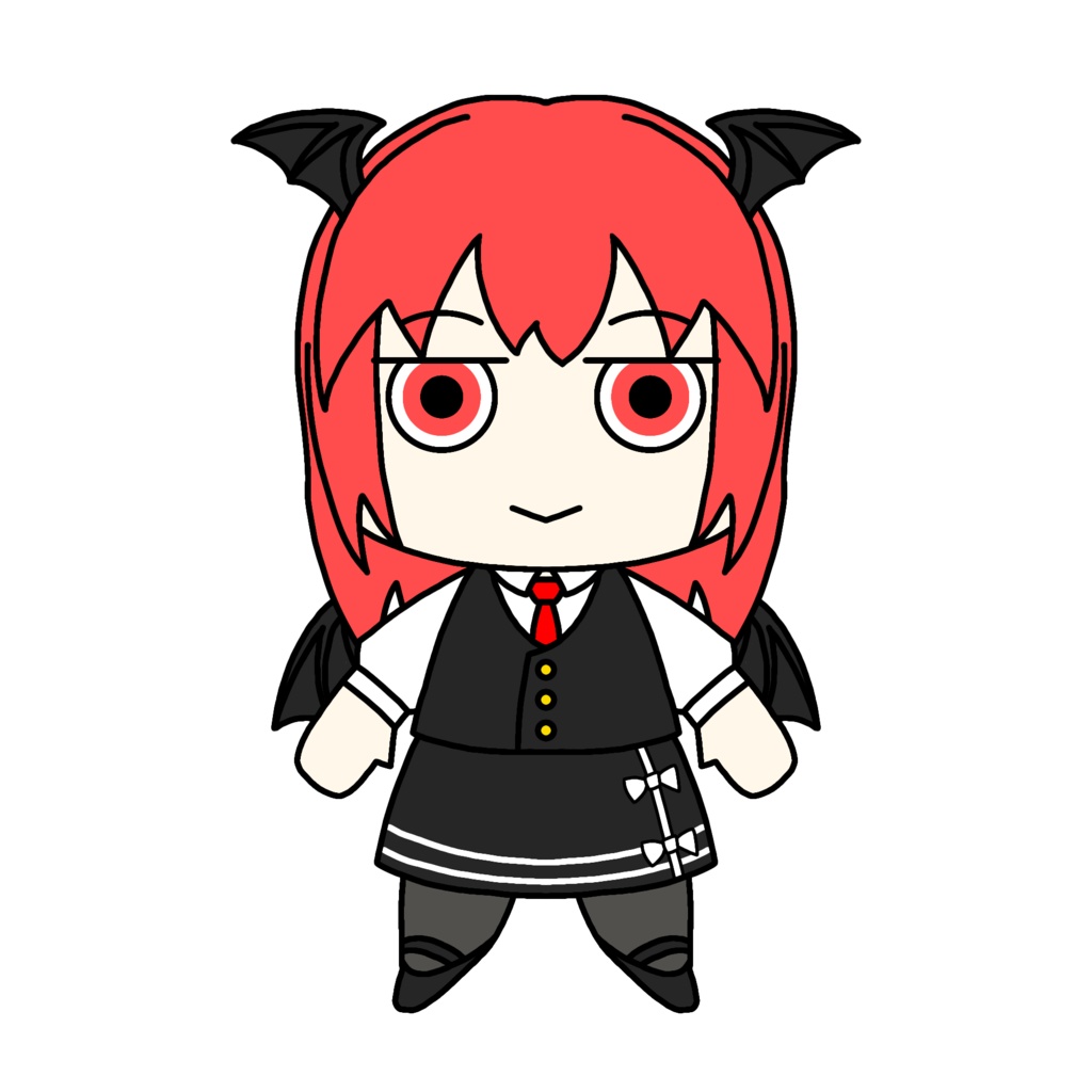 こあくまさんアクリルキーホルダー