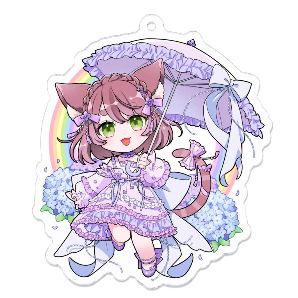 【雨宿つゆ2周年記念】アクリルキーホルダーC