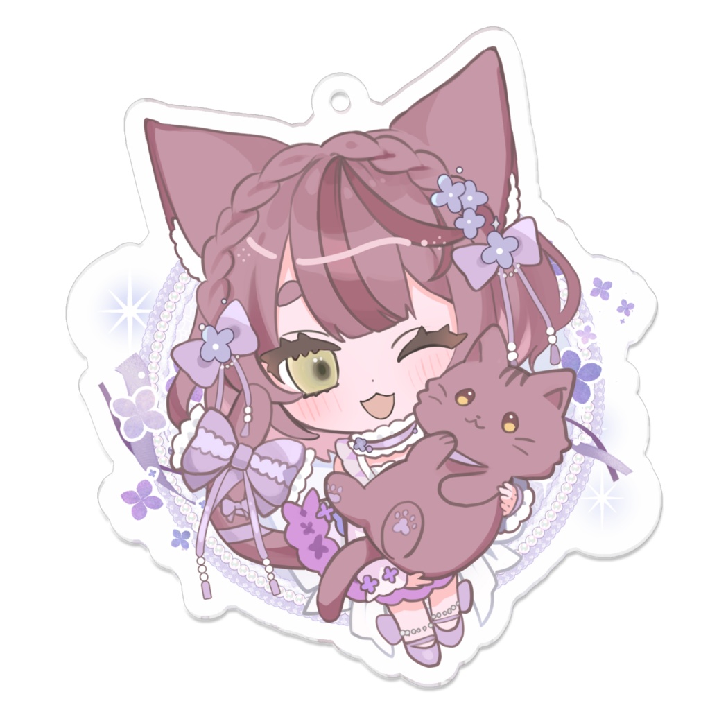 【雨宿つゆ2周年記念】アクリルキーホルダーD