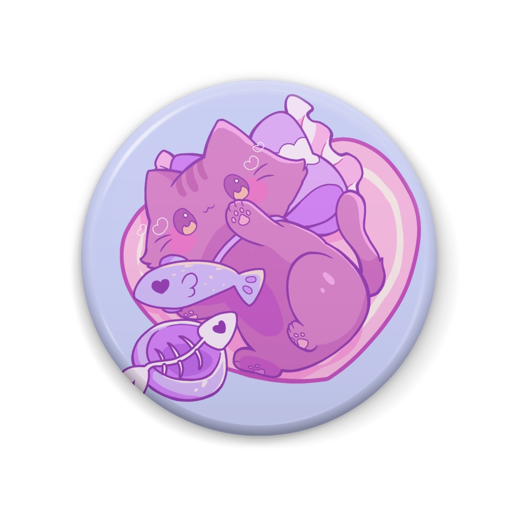 【雨宿つゆ2周年記念】缶バッジB