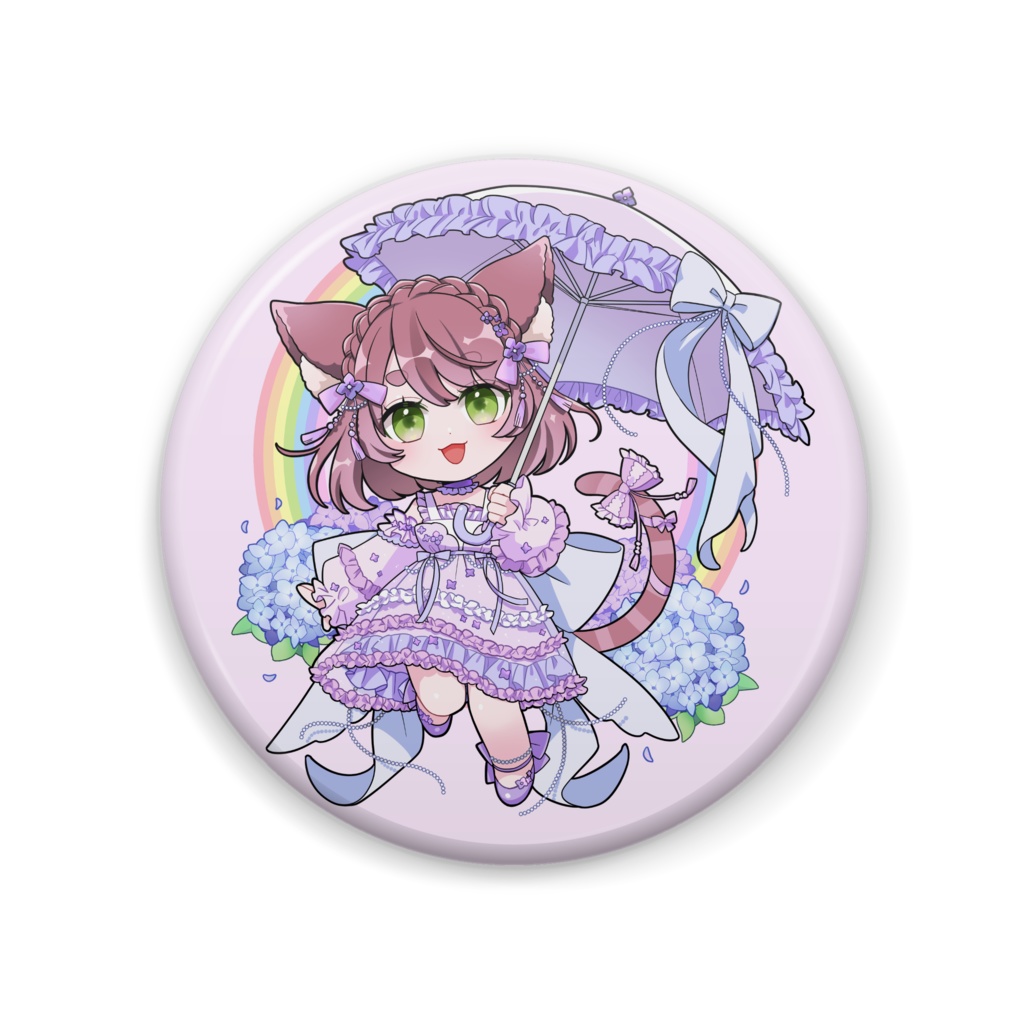 【雨宿つゆ2周年記念】缶バッジC