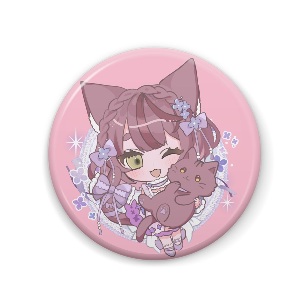 【雨宿つゆ2周年記念】缶バッジD