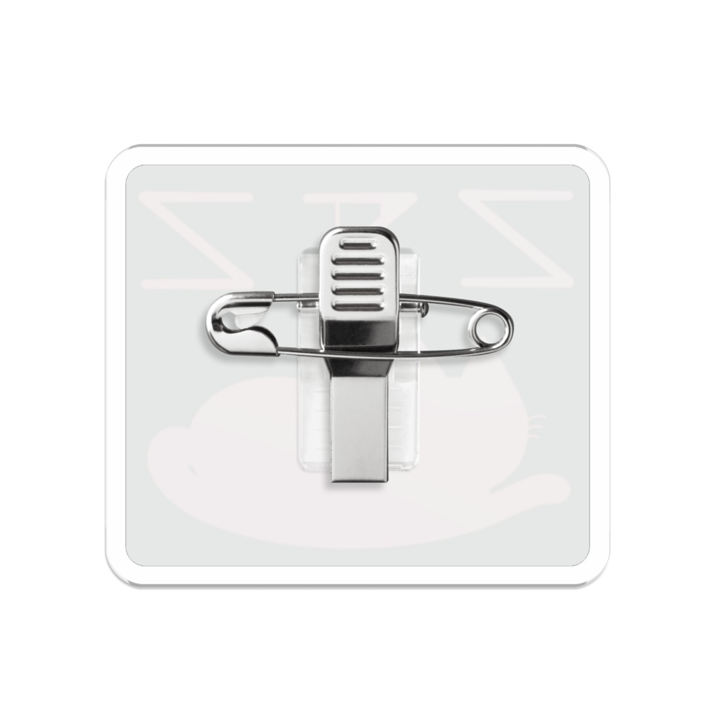 【アクリルバッジ】着る毛布ロゴ