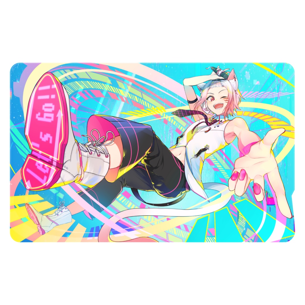 【ICカードステッカー】三周年記念イラスト