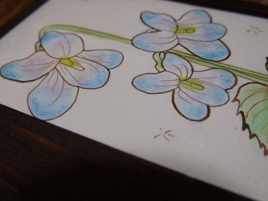 すみれ ミニ原画
