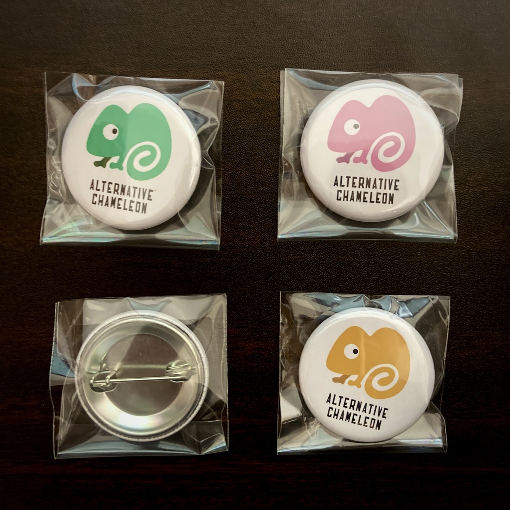 #オルカメ 缶バッジ32mm