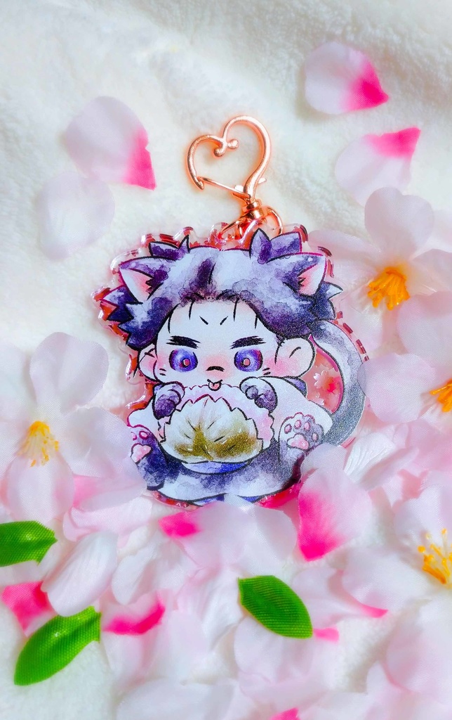 【アウトレット】兄猫ちょうそう桜アクリルキーホルダー